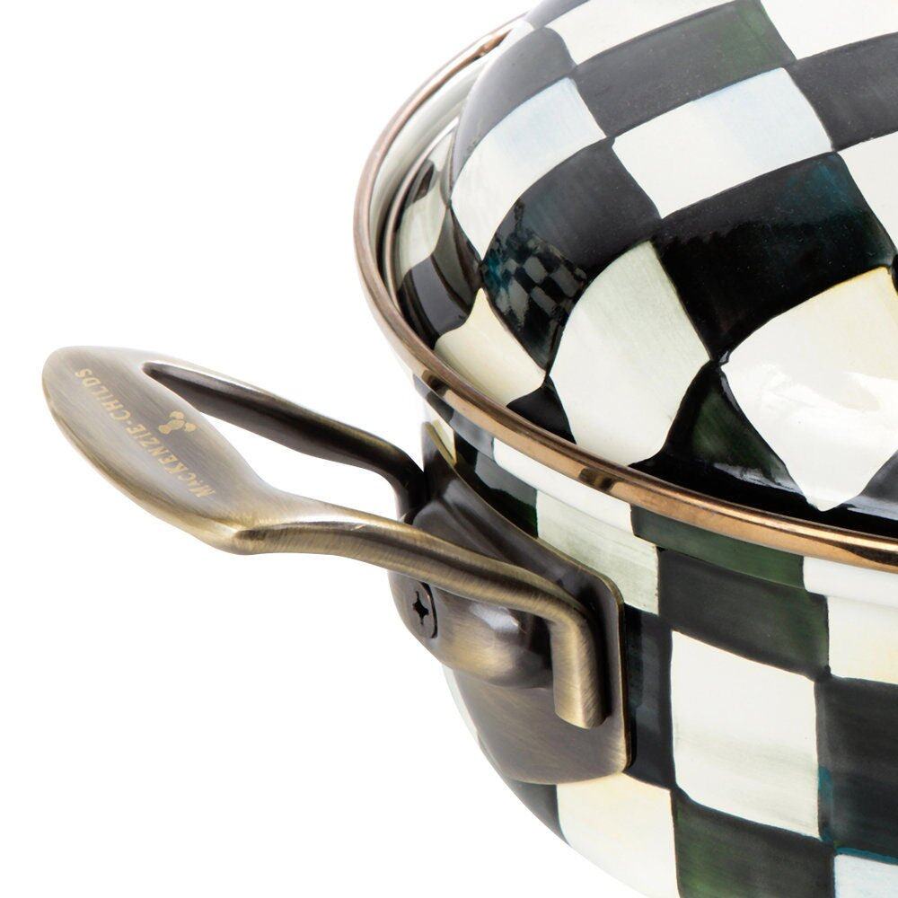 Courtly Check Enamel 5 Qt. Casserole