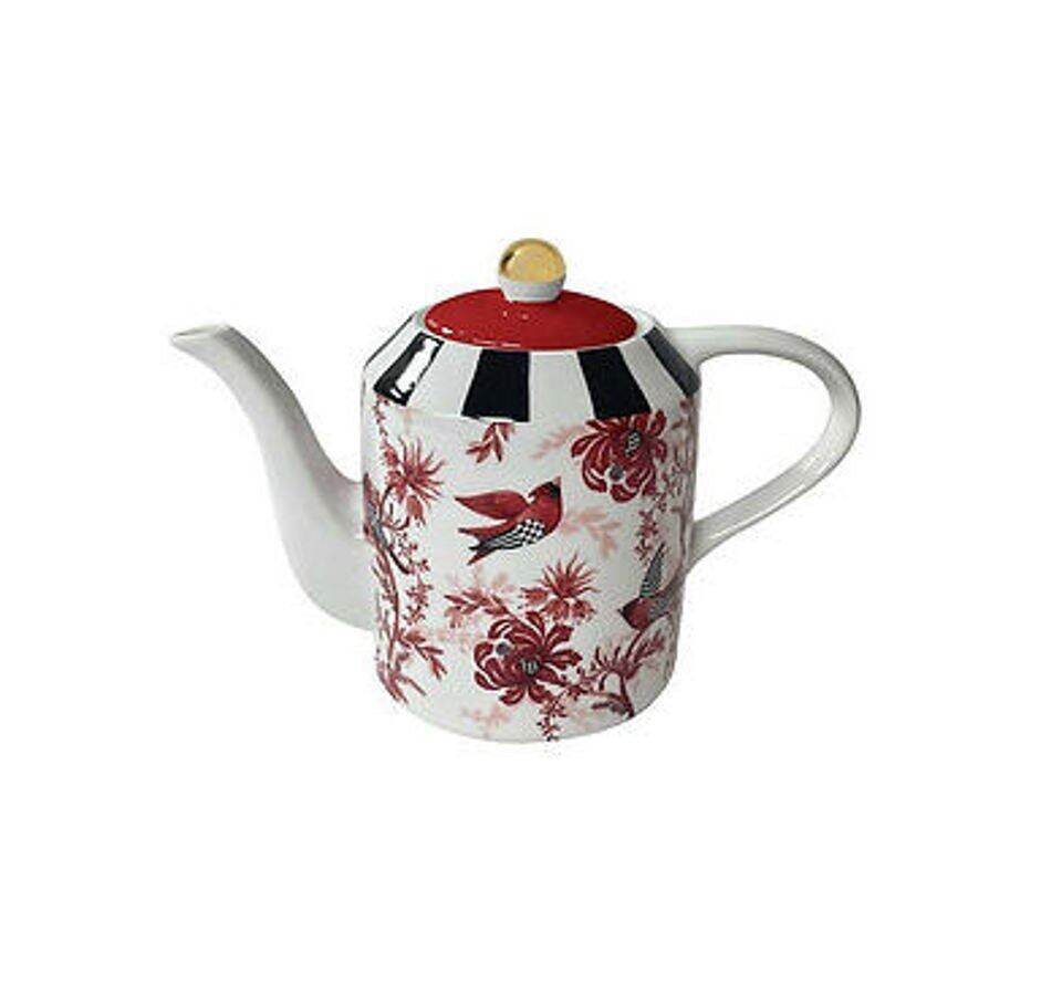 Cardinal Toile Teapot