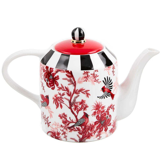 Cardinal Toile Teapot