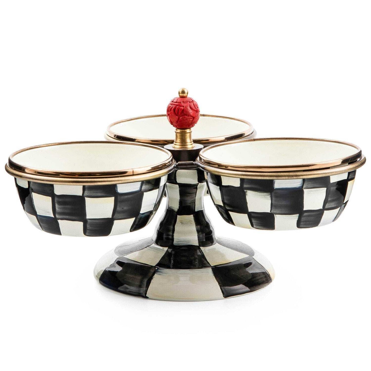 Courtly Check Enamel Triplicity