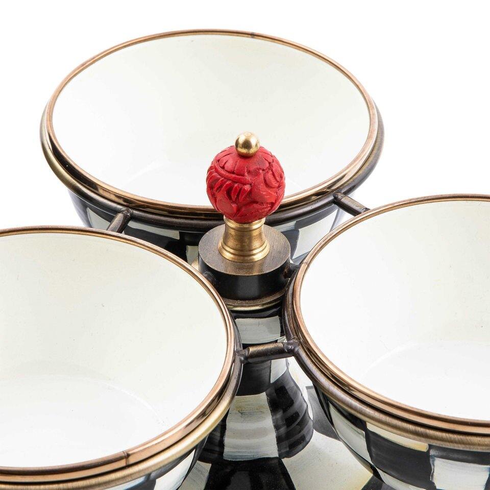 Courtly Check Enamel Triplicity