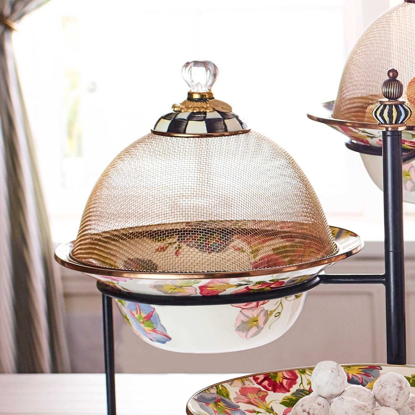 Courtly Check Mesh Dome - Small