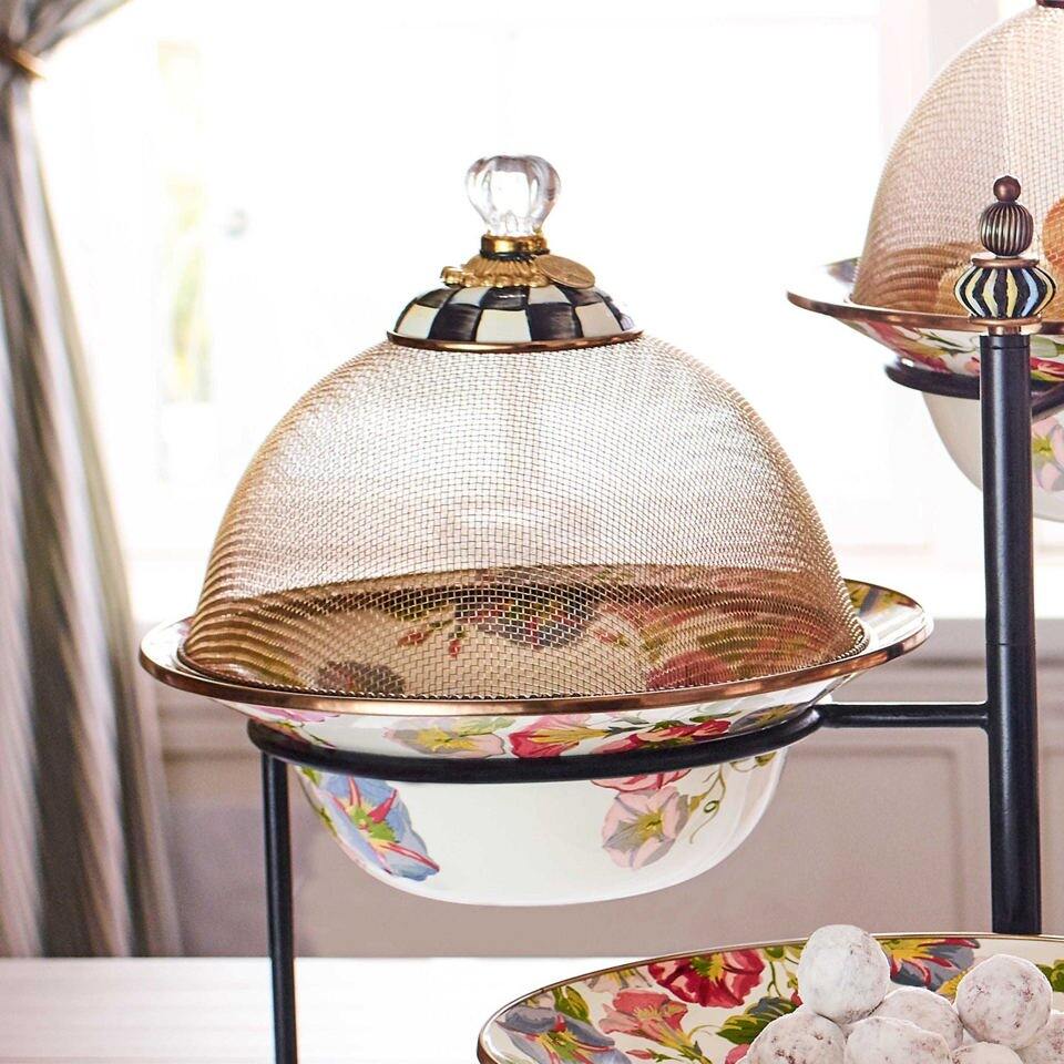 Courtly Check Mesh Dome - Small
