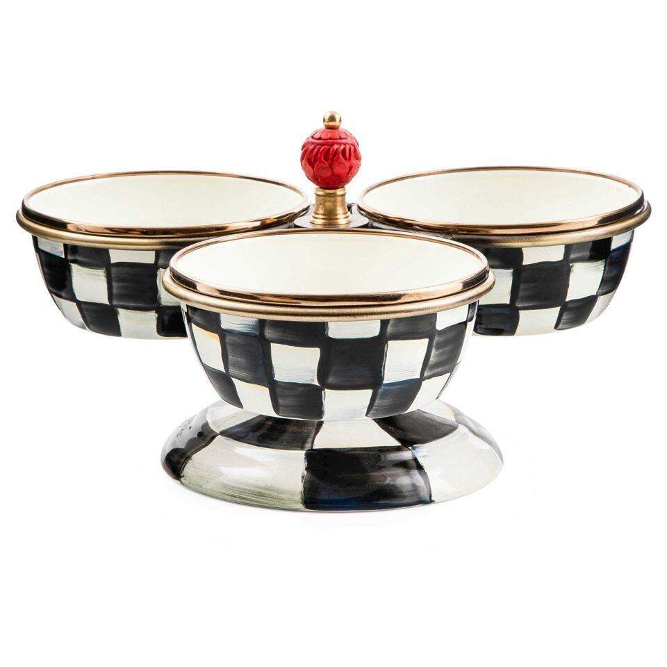 Courtly Check Enamel Triplicity