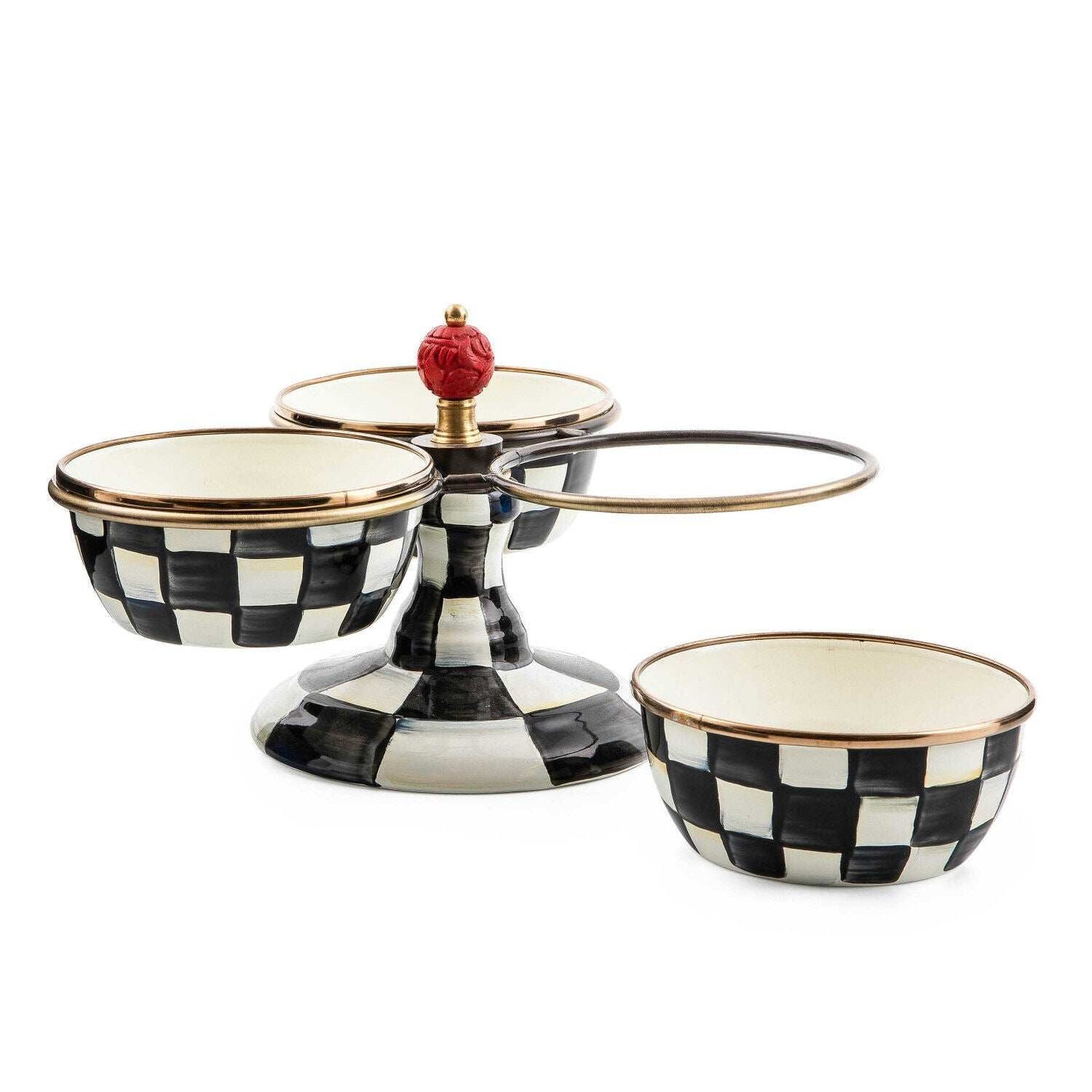 Courtly Check Enamel Triplicity