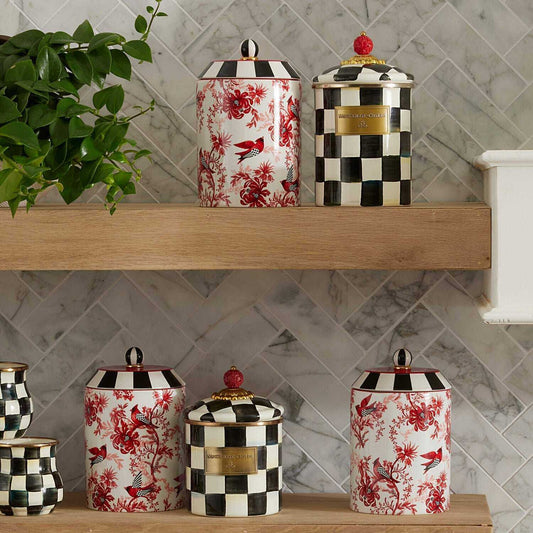 Cardinal Toile Teapot